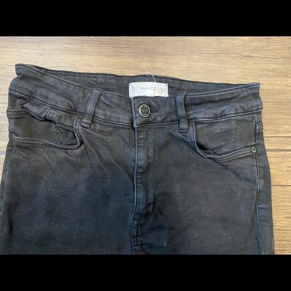 Mango: Black high rise jeans - Picture 2 of 6